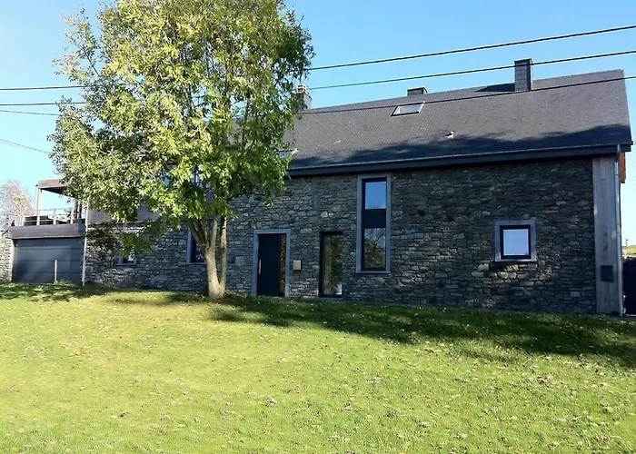 Ferienhaus Modern In Vaux-sur-sure With Sauna Morhet