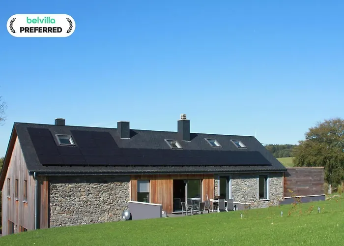 Modern In Vaux-sur-sure With Sauna Ferienhaus